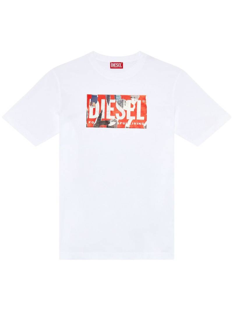 Diesel T-Just-L13 logo-print T-shirt - White von Diesel