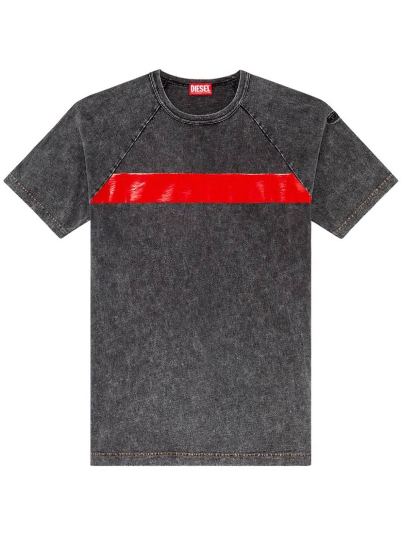 Diesel T-Radjust-Q1 faded cotton T-shirt - Grey von Diesel