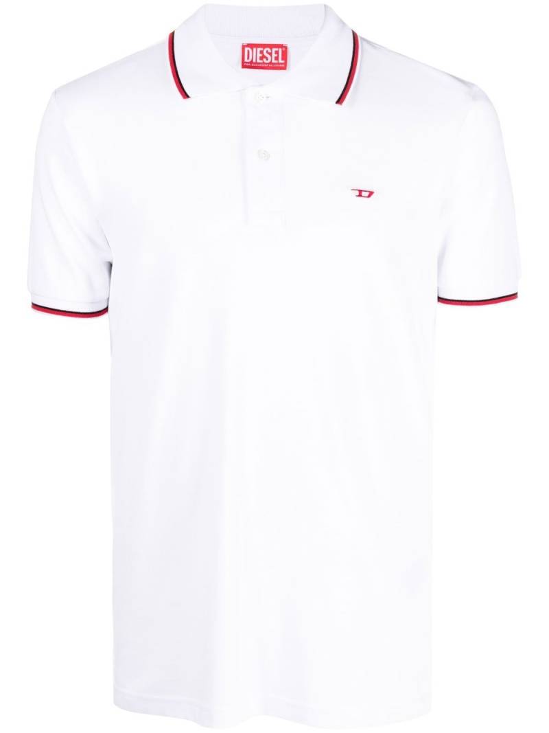 Diesel T-Smith-D cotton polo shirt - White von Diesel