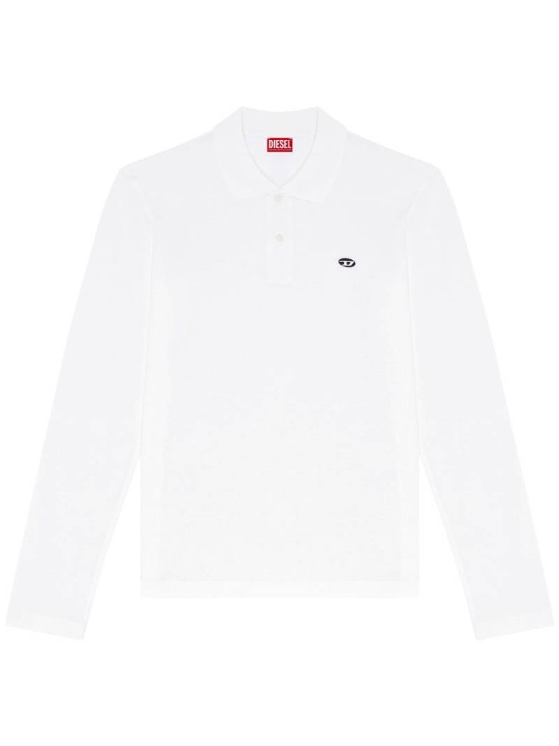 Diesel T-Smith cotton polo shirt - White von Diesel