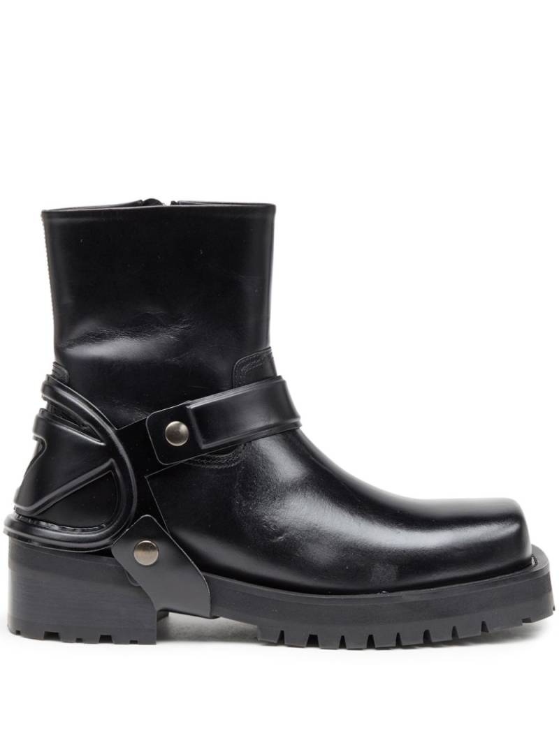 Diesel Texan CH leather boots - Black von Diesel