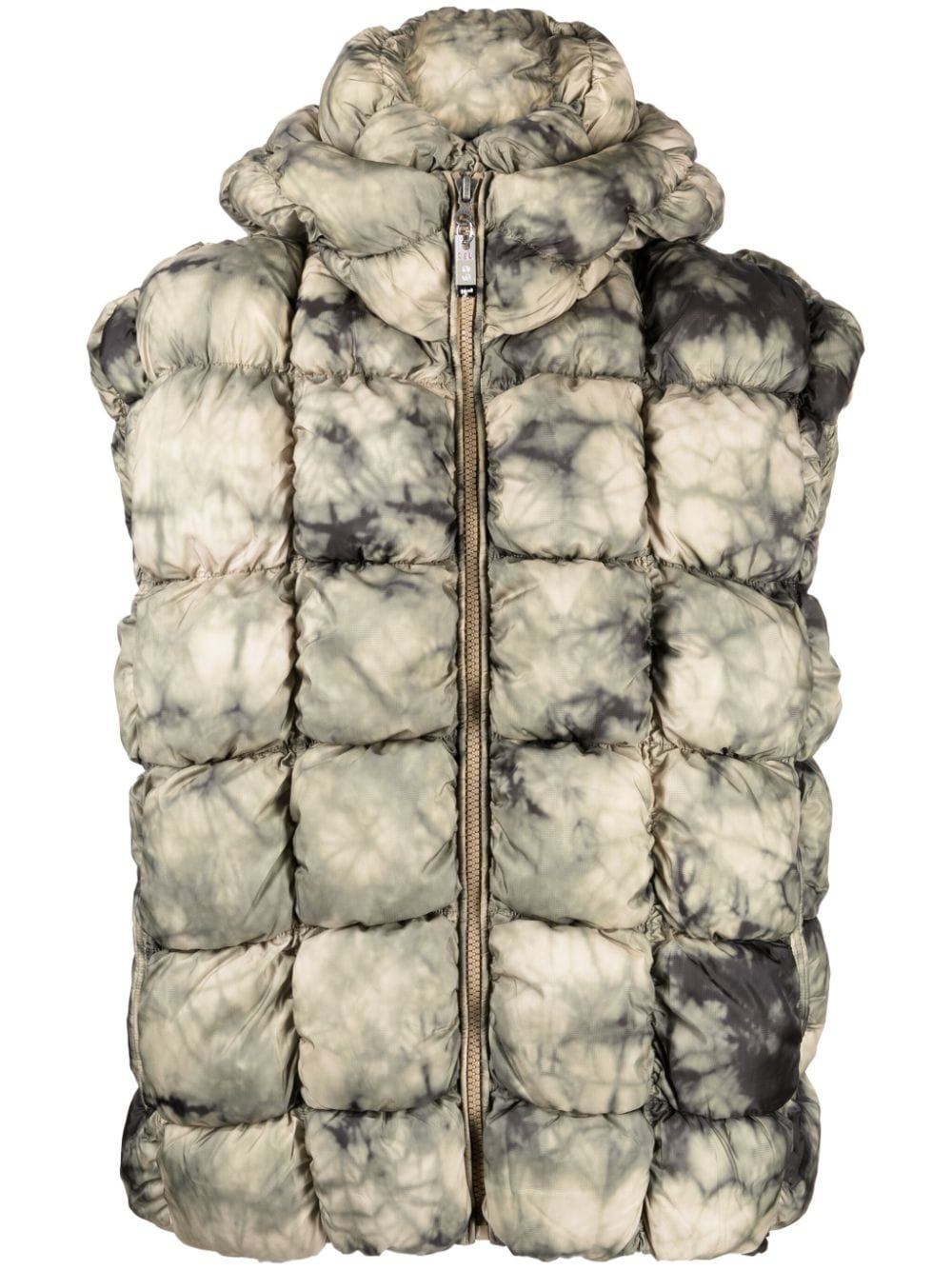 Diesel W-Ralle-Sl hooded padded gilet - Green von Diesel