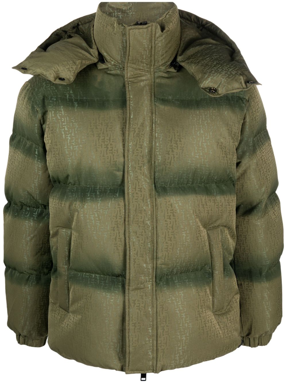 Diesel W-rolfys-mon padded jacket - Green von Diesel