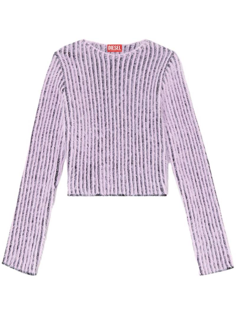 Diesel brushed sweater - Purple von Diesel