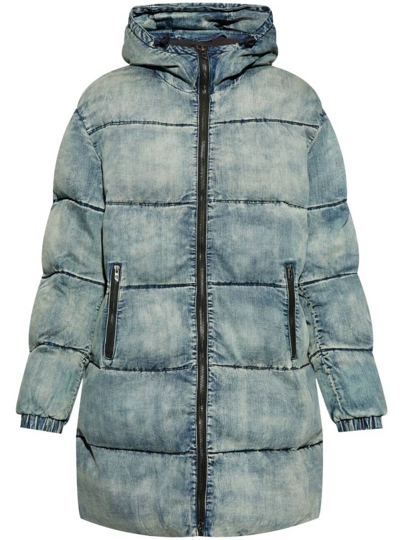 Diesel denim padded coat - Blue von Diesel