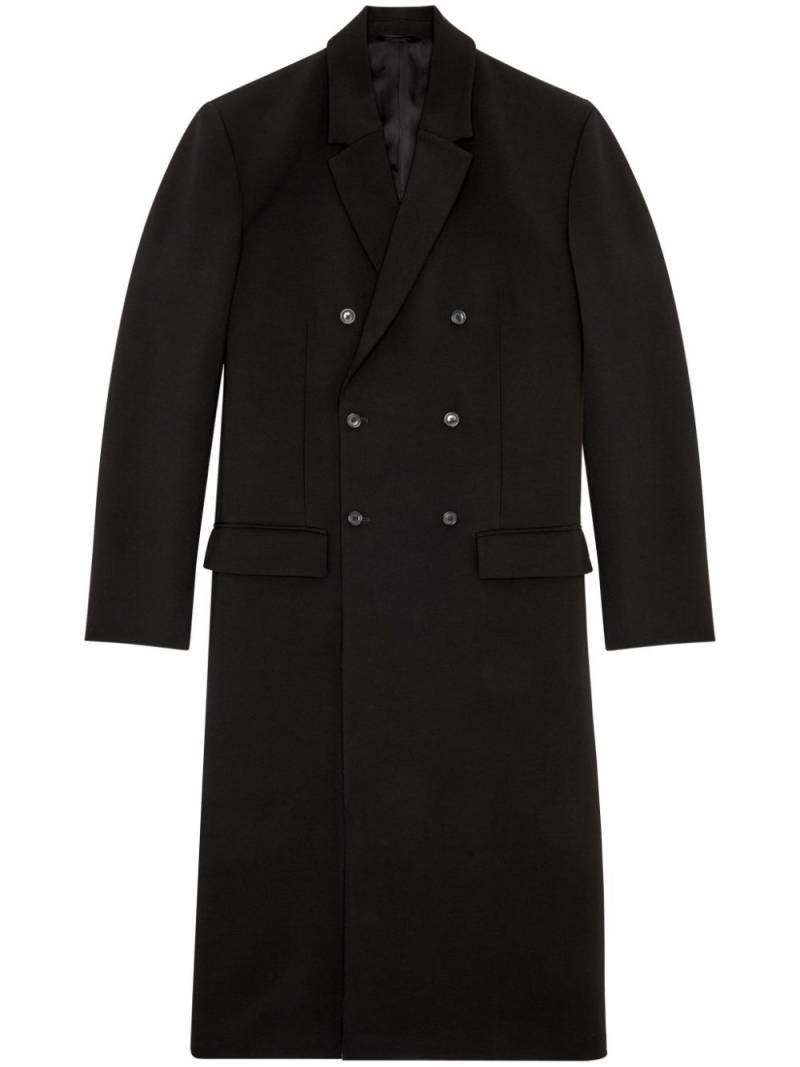 Diesel double-breasted tailored coat - Black von Diesel