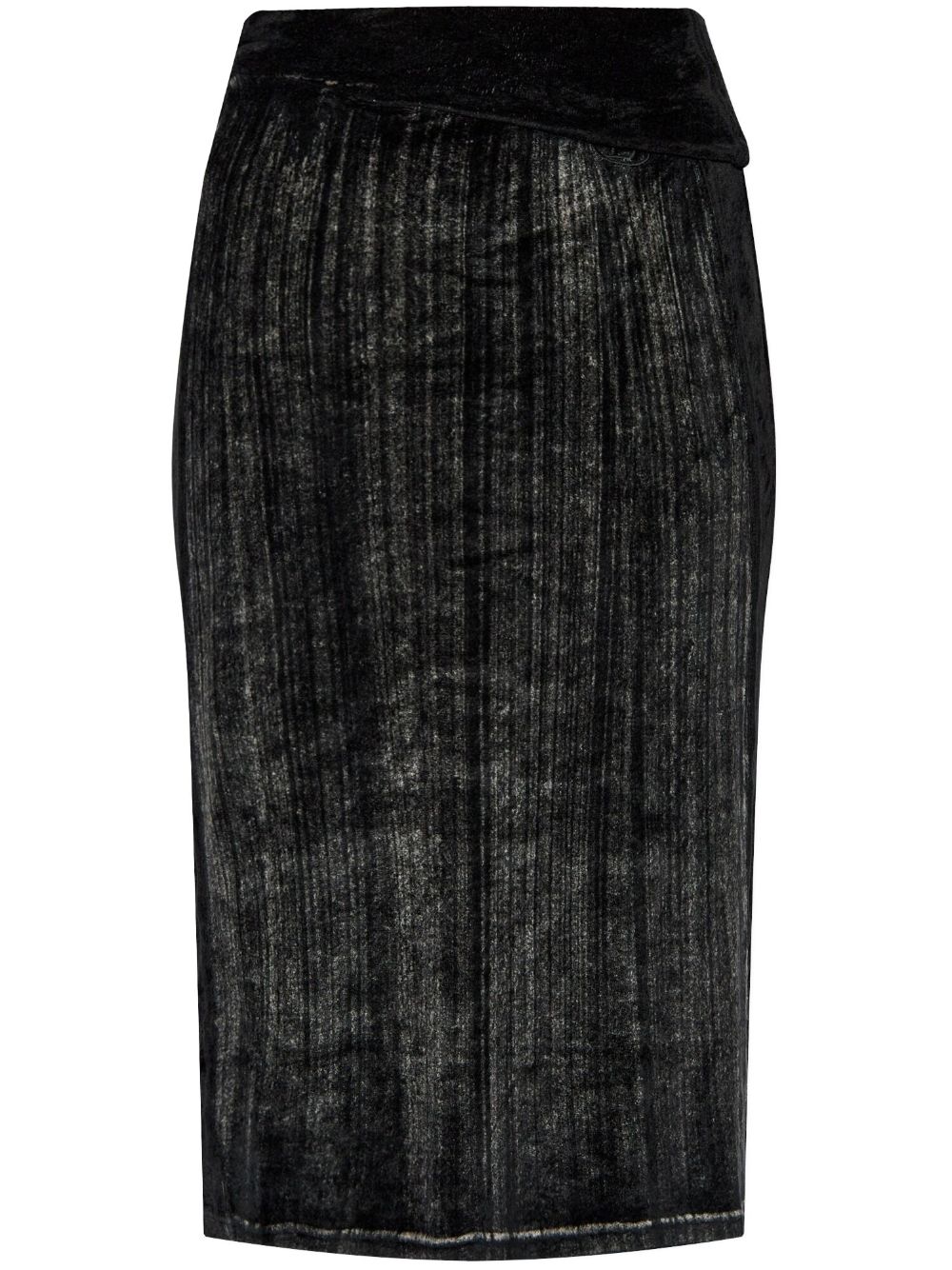 Diesel faded-effect pencil skirt - Black von Diesel