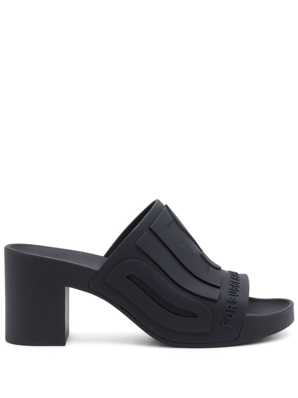 Diesel Sa-Pamela H logo-embossed sandals - Black von Diesel