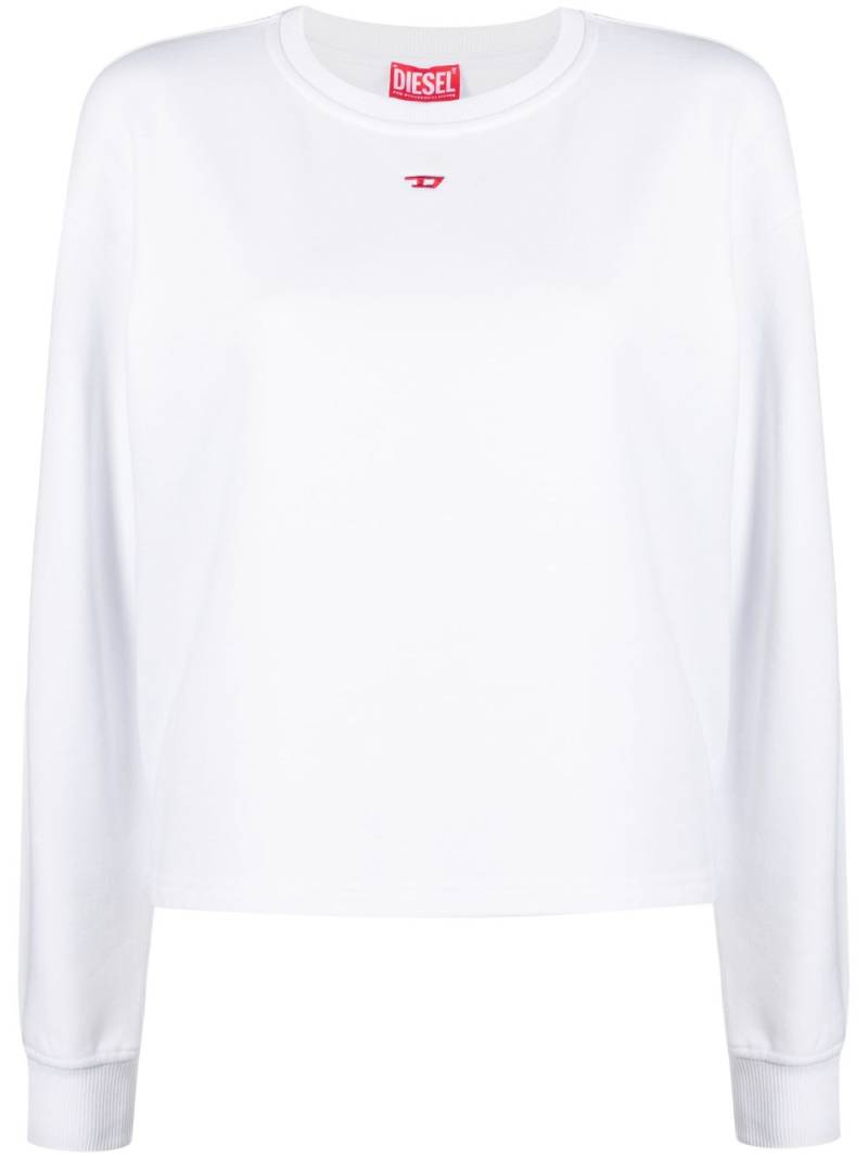 Diesel logo-embroidered sweatshirt - White von Diesel