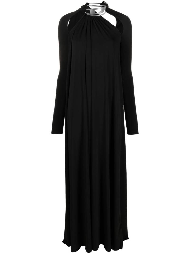 Diesel D-Lavie-Kaf cut-out maxi dress - Black von Diesel