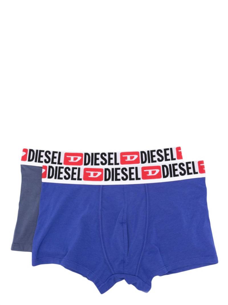 Diesel logo-waistband boxers (set of two) - Blue von Diesel