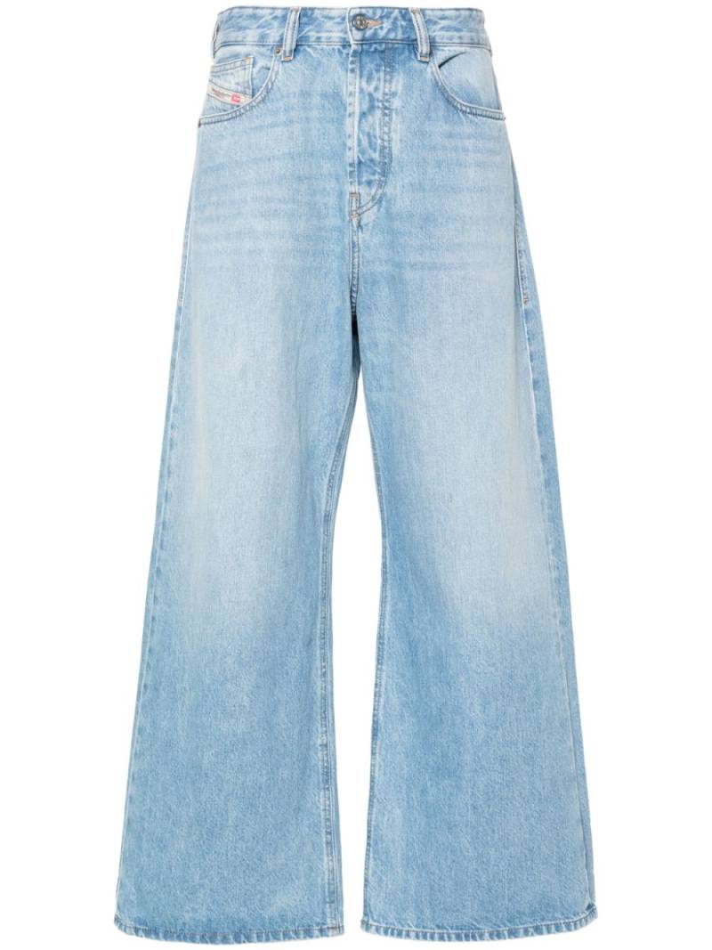 Diesel low-rise wide-leg jeans - Blue von Diesel