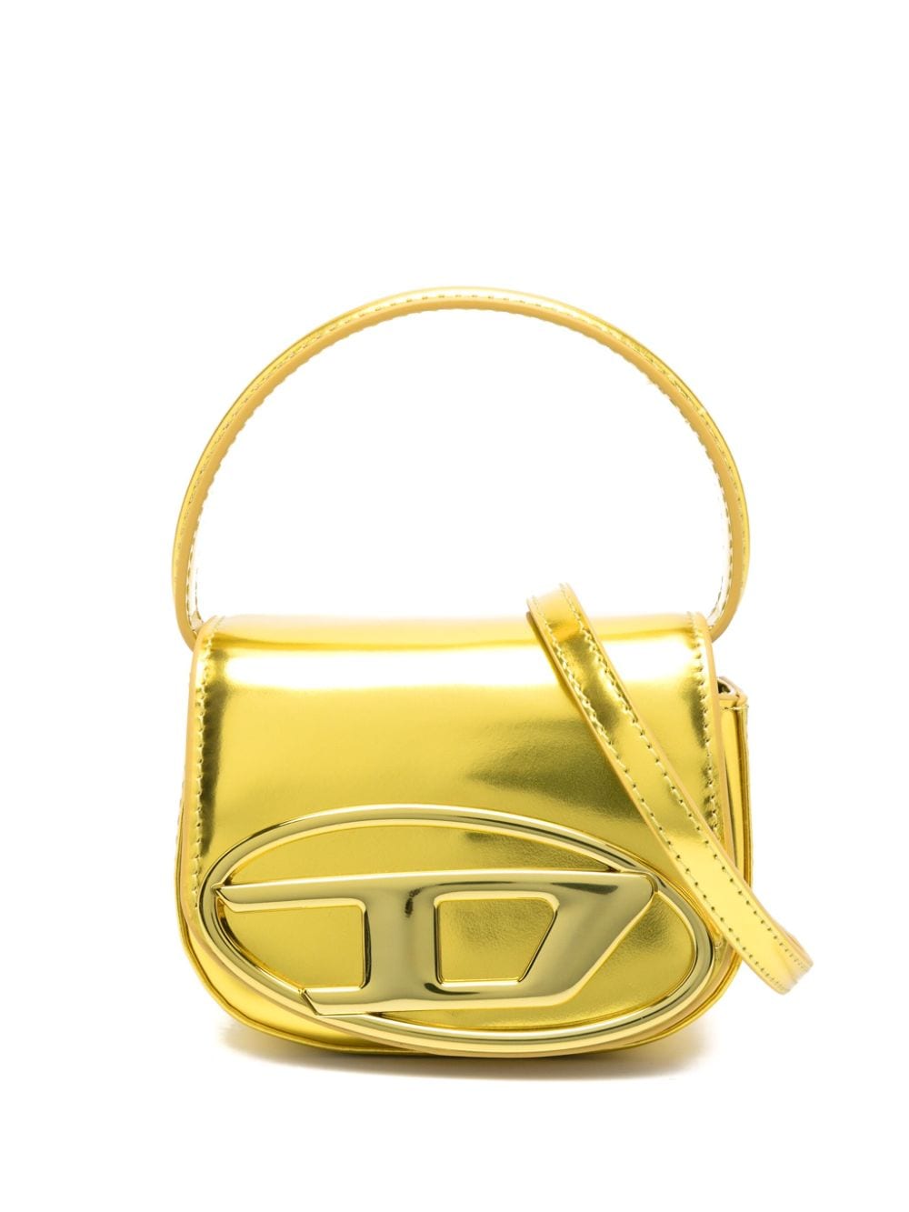 Diesel mini 1DR-XS-S-Iconic leather bag - Gold von Diesel