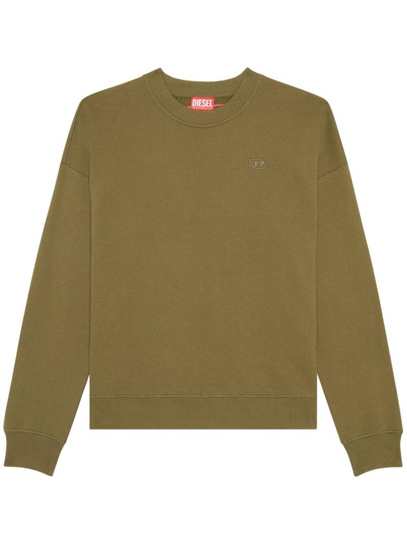 Diesel S-Rob-Megoval-D cotton sweatshirt - Green von Diesel