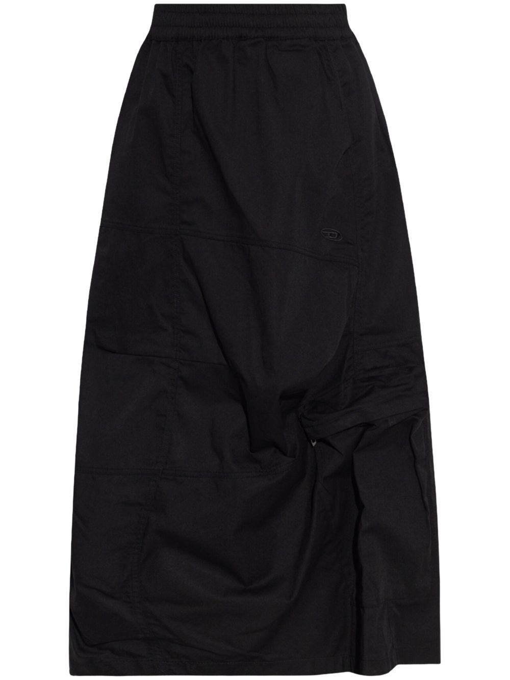 Diesel ruched-detailing skirt - Black von Diesel