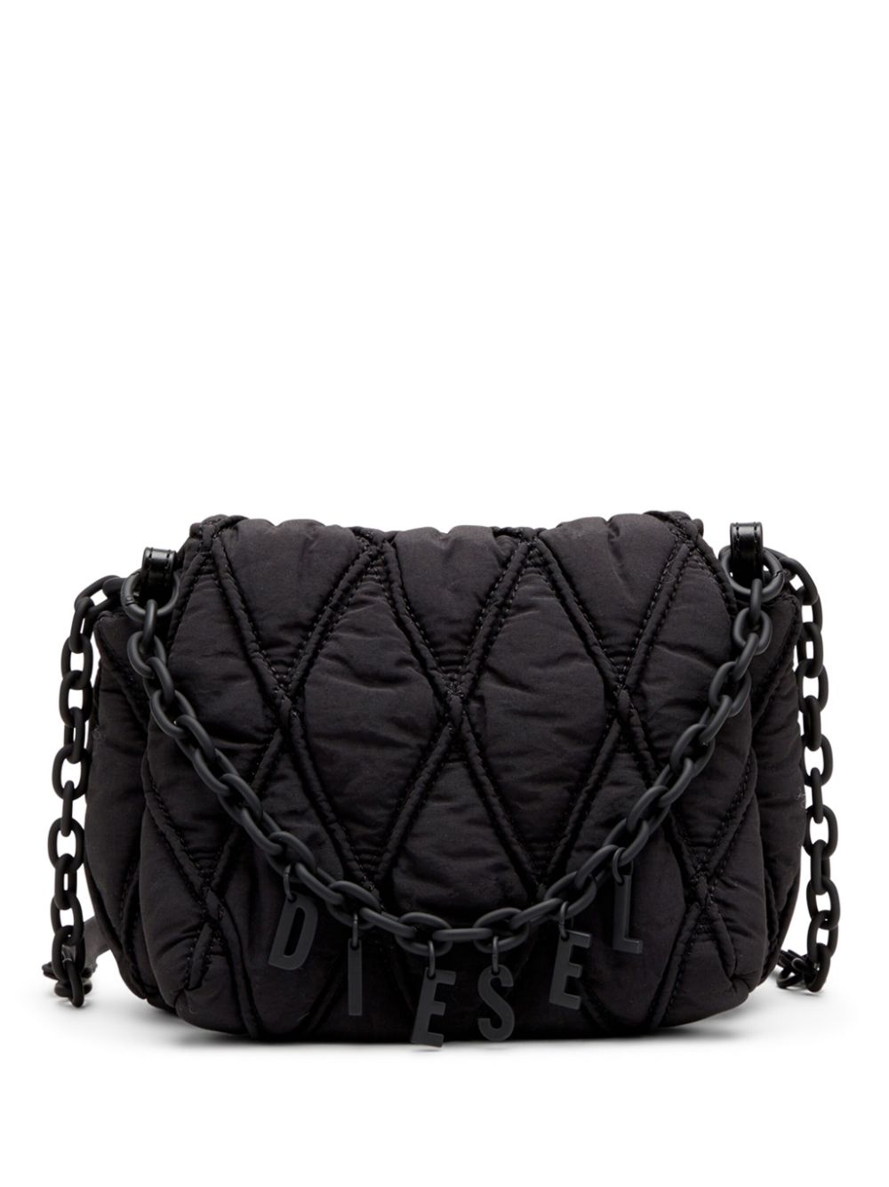 Diesel small Charm-D shoulder bag - Black von Diesel