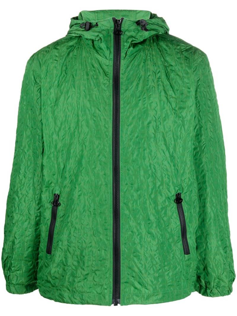 Diesel crinkled-finish windbreaker - Green von Diesel