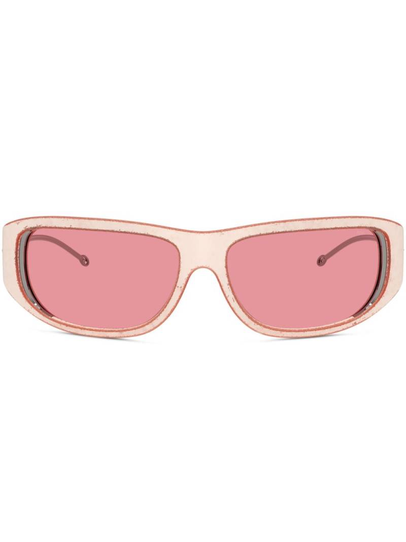 Diesel wraparound-frame sunglasses - Pink von Diesel