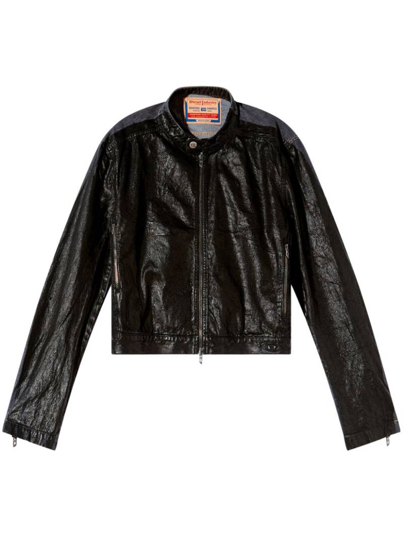 Diesel x Damiano David D-Glory-DD jacket - Black von Diesel