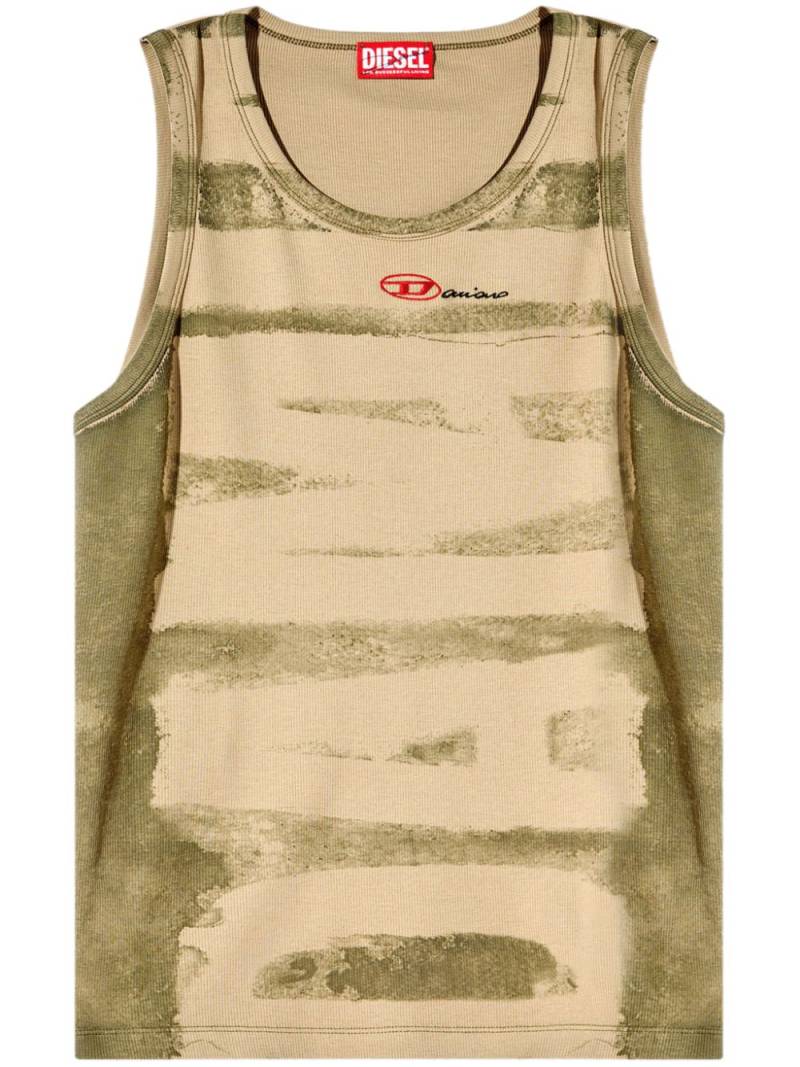 Diesel x Damiano David T-Lifty tank top - Green von Diesel