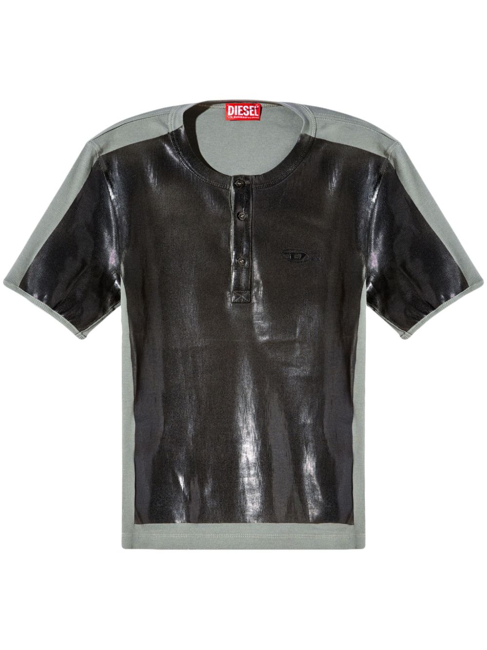 Diesel x Damiano David two-tone T-shirt - Black von Diesel