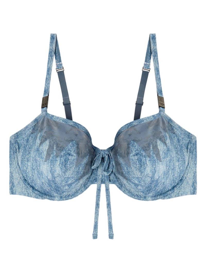 Diesel x Savage x Fenty balconette bra - Blue von Diesel