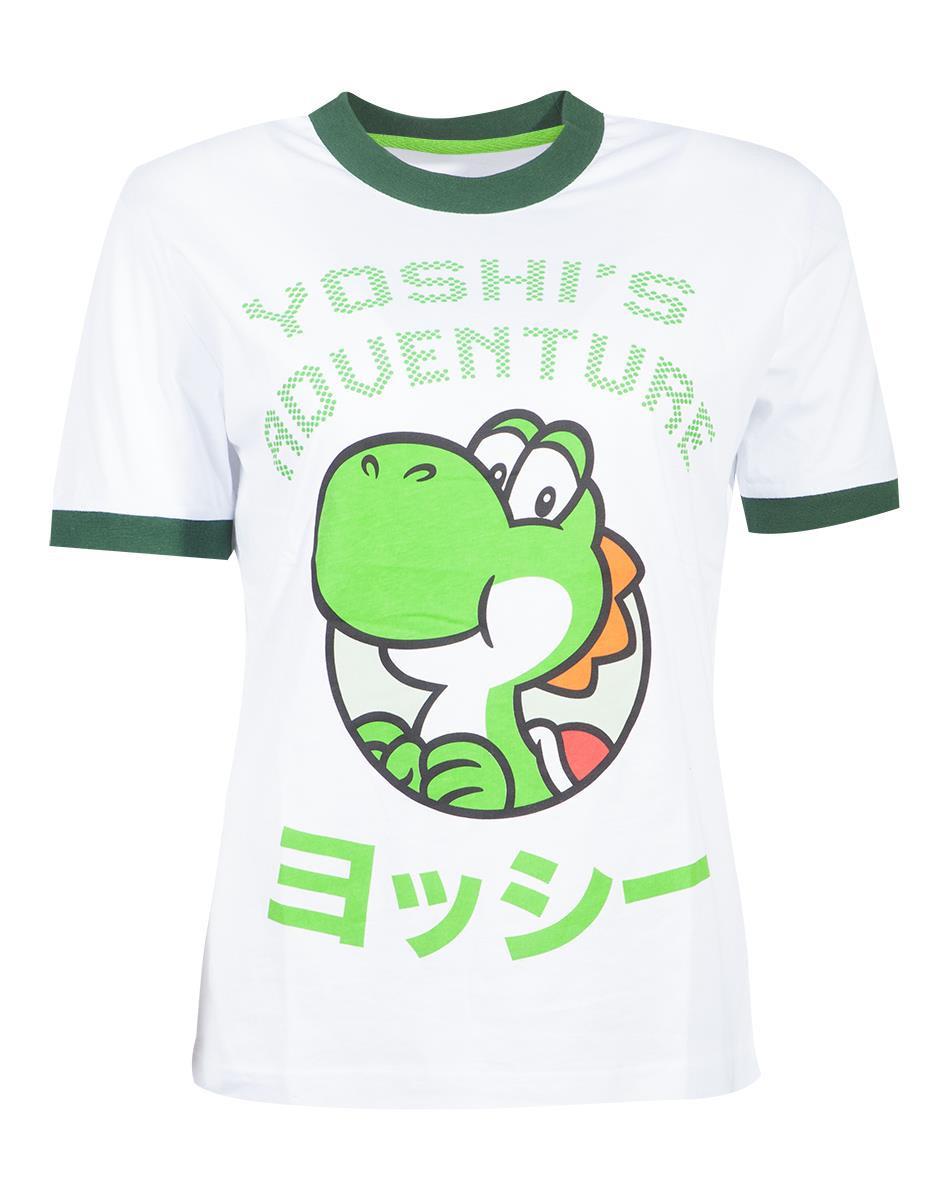 T-shirt - Nintendo - Yoshi Adventure Herren Weiss L von Difuzed