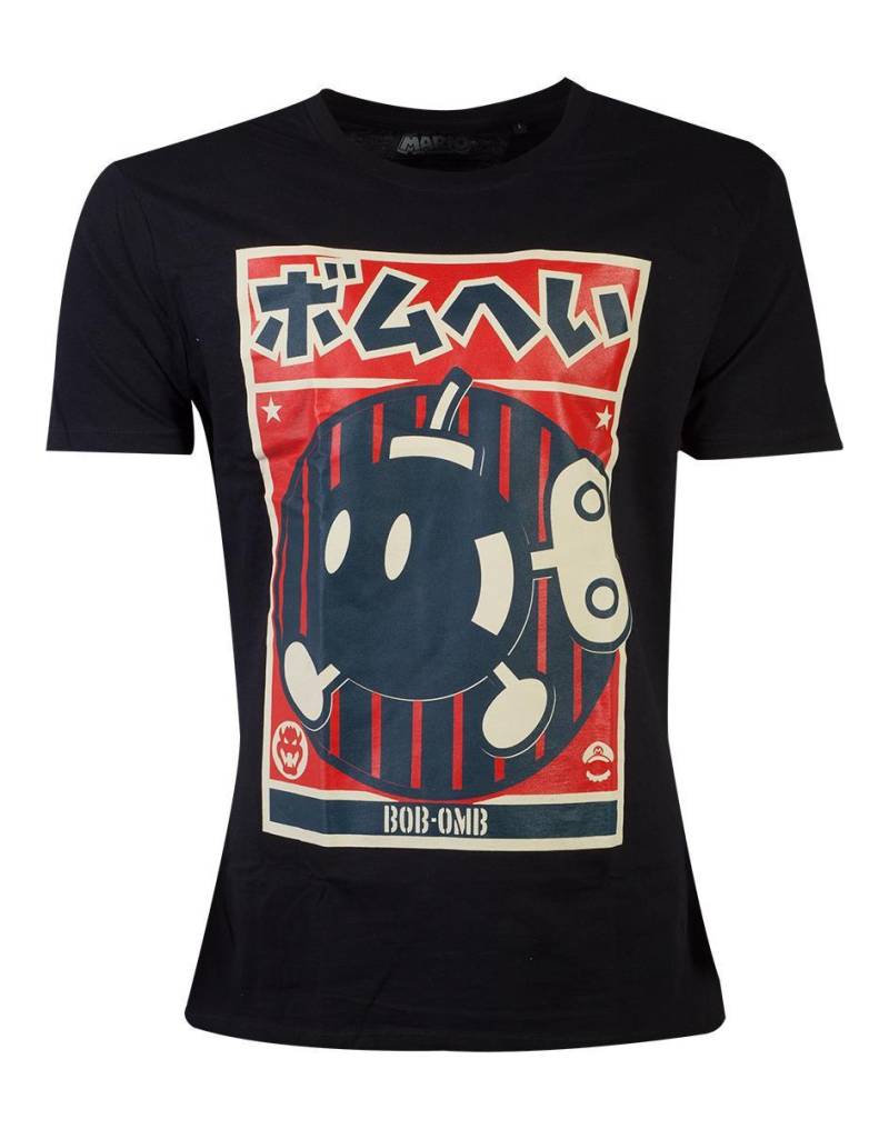 Difuzed - T-shirt Super Mario Bob-omb L, für Herren, Größe L von Difuzed