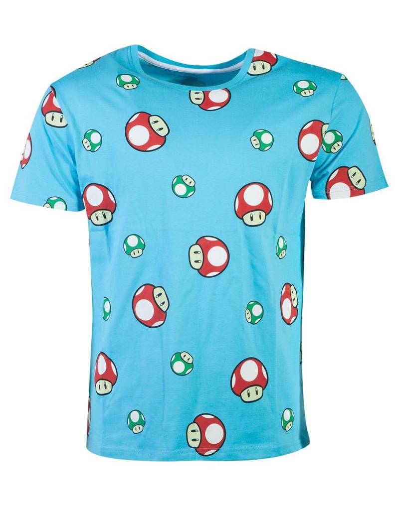 Difuzed - T-shirt Super Mario One-Up L, für Herren, Größe L von Difuzed