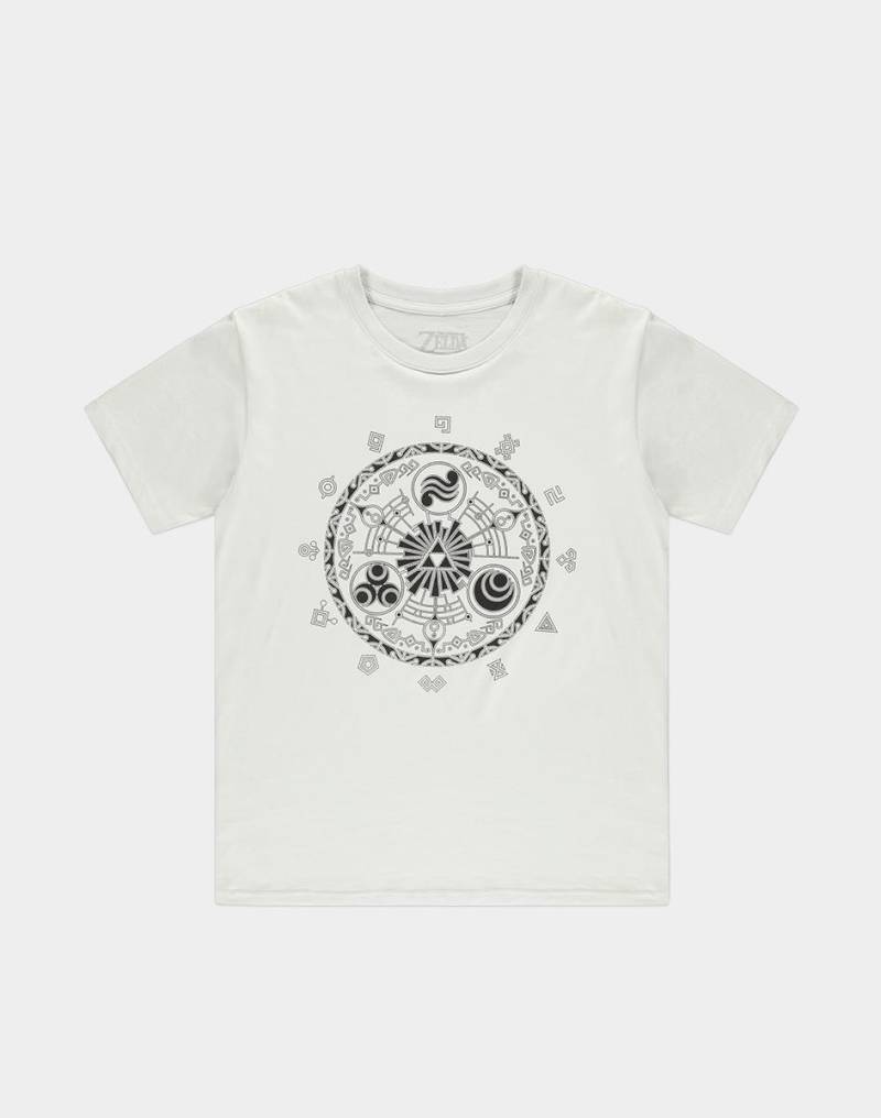 T-shirt - Zelda - Symboles Herren Weiss S von Difuzed