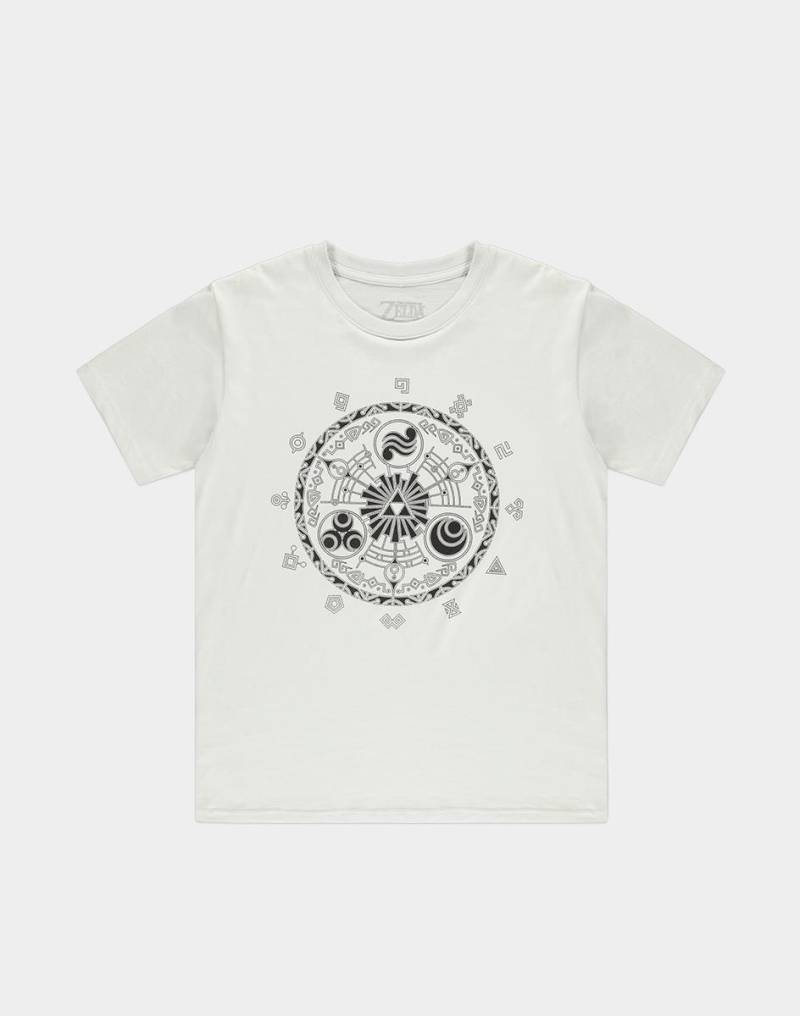 Difuzed - T-shirt Zelda Symboles XXL, für Herren, Weiss, Größe XXL von Difuzed