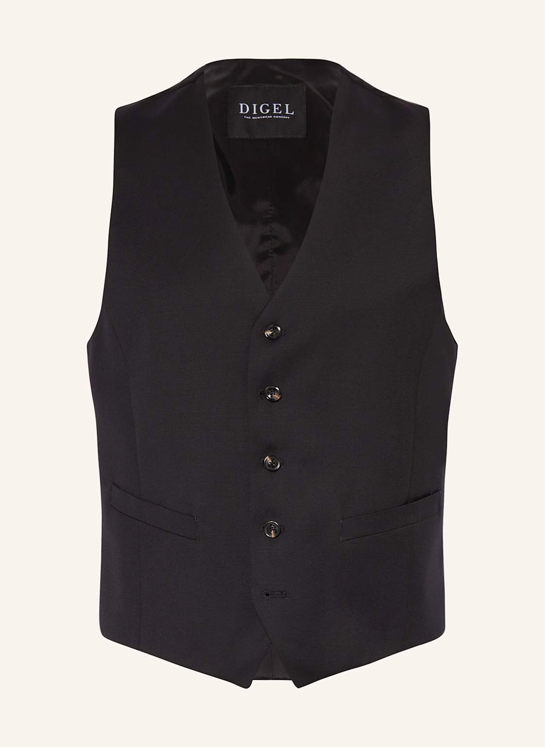Digel Anzugweste Dan Regular Fit schwarz Digel Anzugweste Dan Regular Fit schwarz von Digel