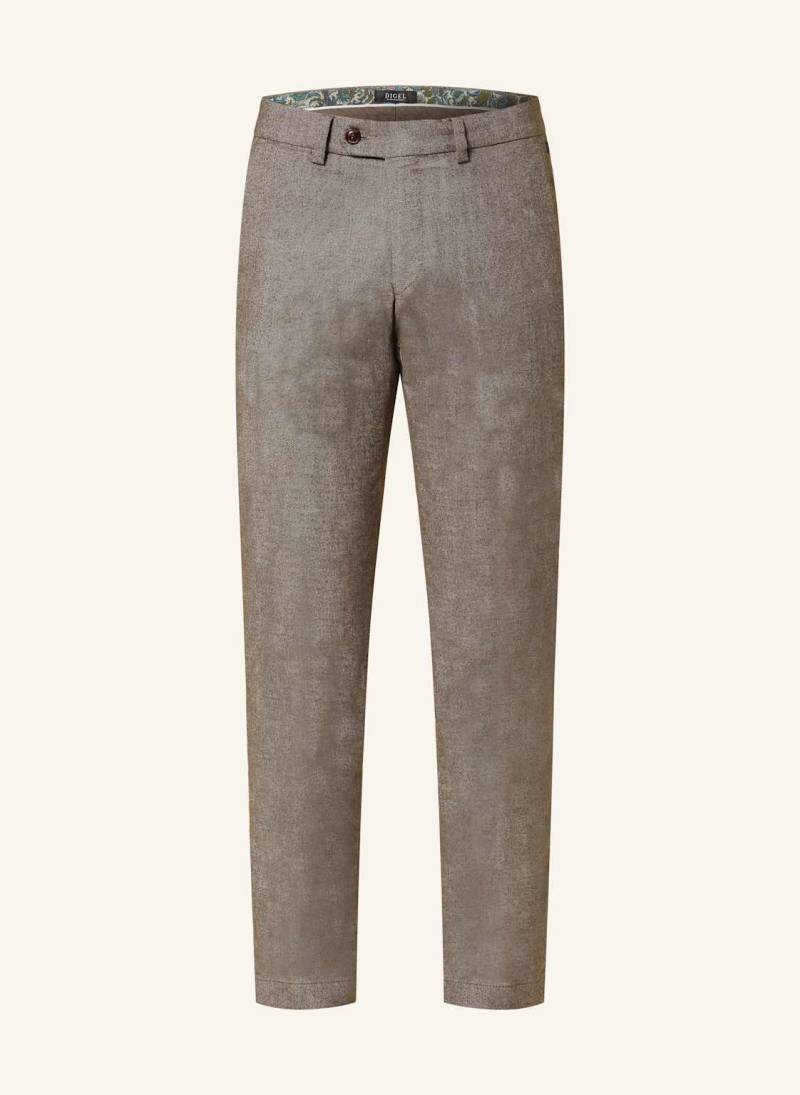 Digel Chino Lucca Slim Fit braun von Digel