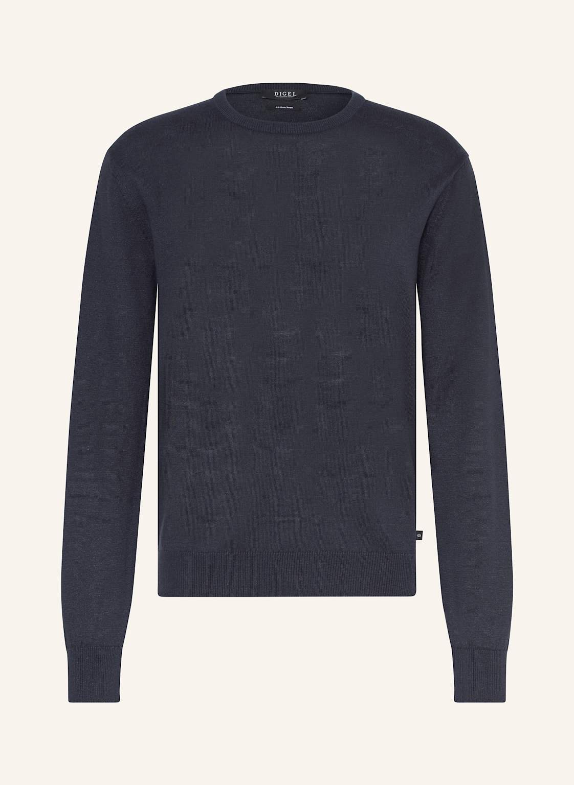 Digel Pullover Faros Mit Leinen blau von Digel