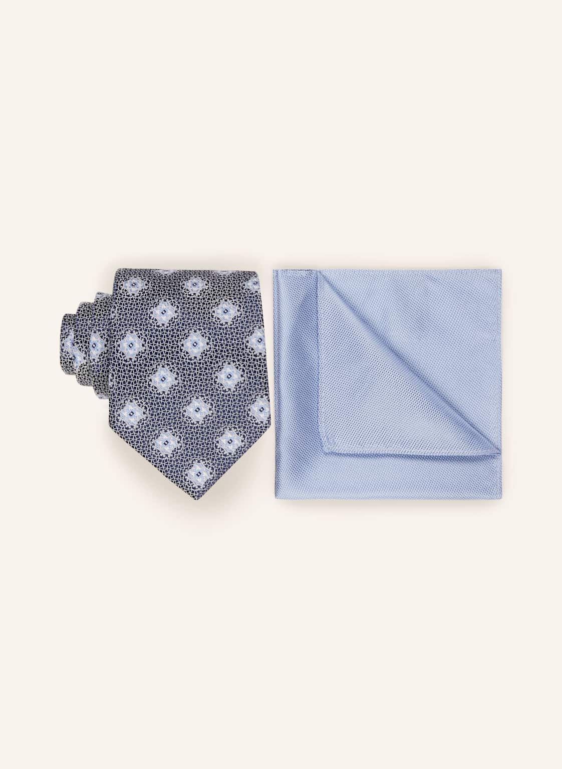 Digel Set: Krawatte Und Einstecktuch blau Digel Set: Krawatte Und Einstecktuch blau von Digel