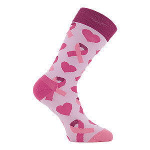 Dilly Socks Pink Ribbon Socken 36-40 | 41-46 von Dilly Socks