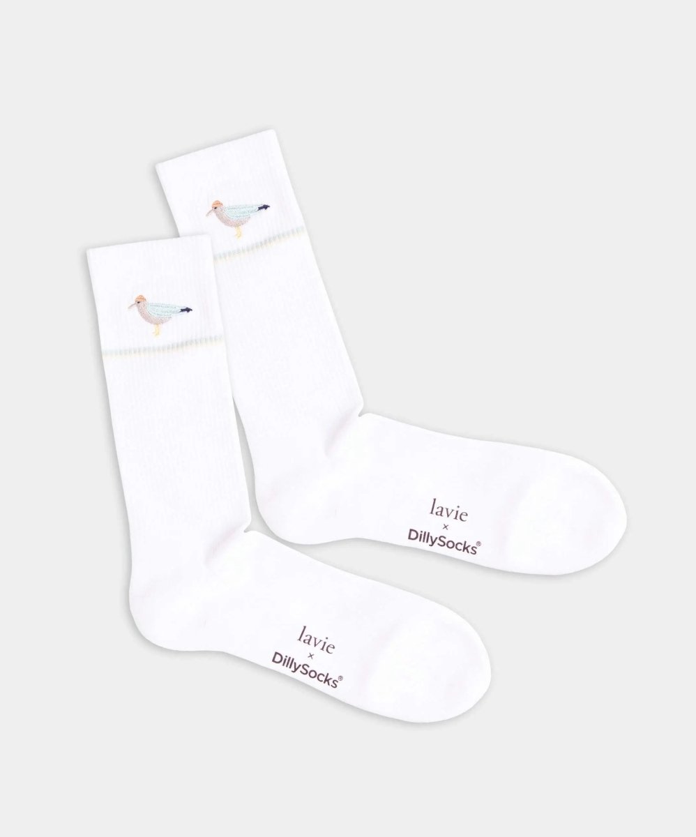- Socken in Weiss mit Tier Uni Motiv/Muster - Socken in Weiss mit Tier Uni Motiv/Muster von DillySocks