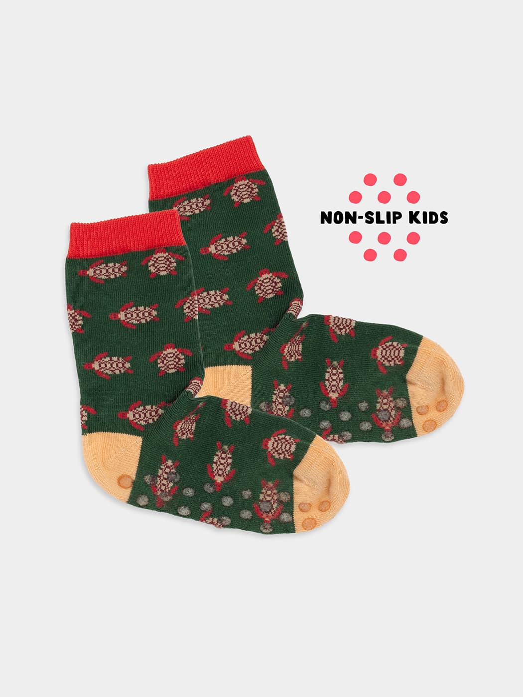 - Anti-Rutsch Kindersocken in Grün mit Tier Motiv/Muster - Anti-Rutsch Kindersocken in Grün mit Tier Motiv/Muster von DillySocks