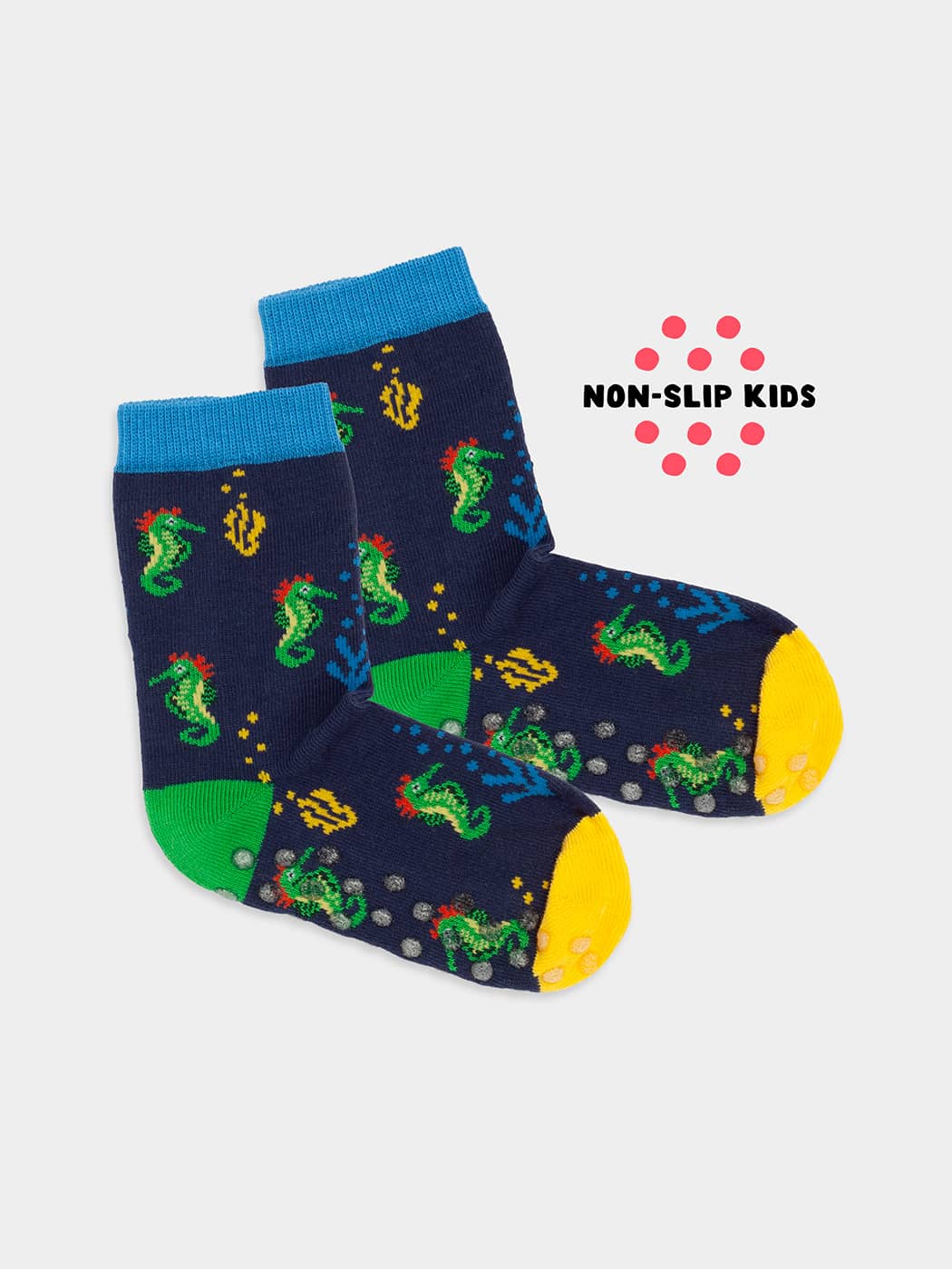 - Anti-Rutsch Kindersocken in Schwarz mit Tier Motiv/Muster von DillySocks