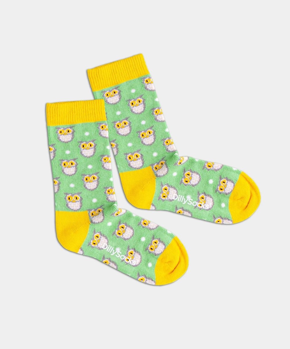 - Kindersocken in Grün mit Tier Motiv/Muster - Kindersocken in Grün mit Tier Motiv/Muster von DillySocks