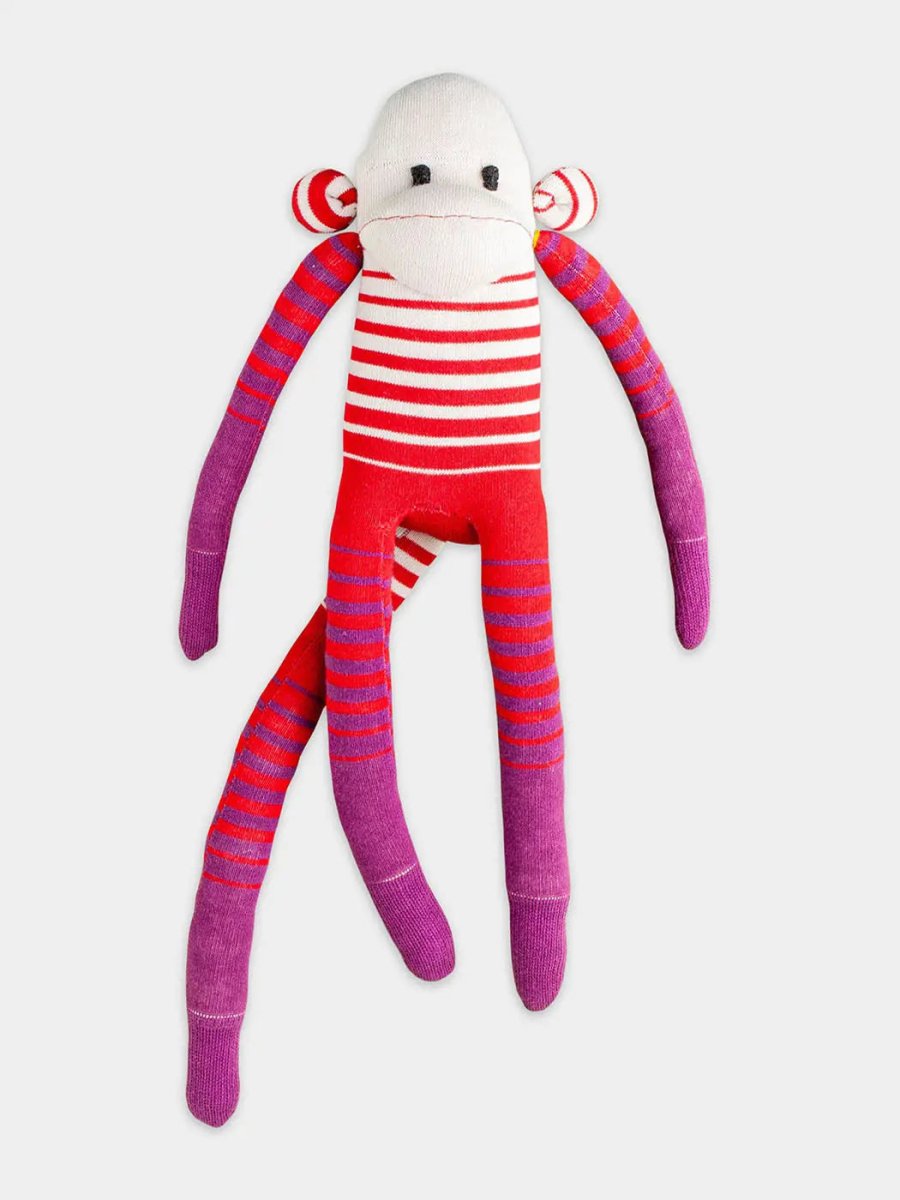 - Kuscheltiere in Rot mit Streifen Motiv/Muster - Kuscheltiere in Rot mit Streifen Motiv/Muster von DillySocks