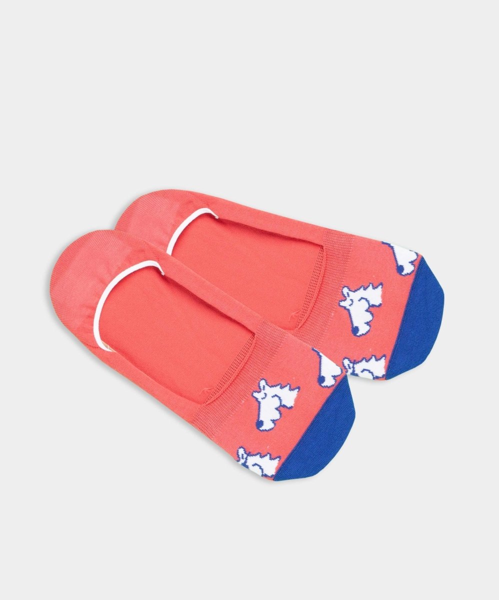 - Füsslinge in Rosa mit Hund Tier Motiv/Muster - Füsslinge in Rosa mit Hund Tier Motiv/Muster von DillySocks