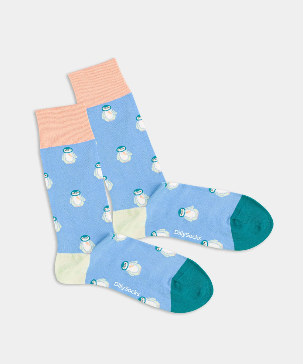 - Socken in Blau mit Tier Motiv/Muster - Socken in Blau mit Tier Motiv/Muster von DillySocks
