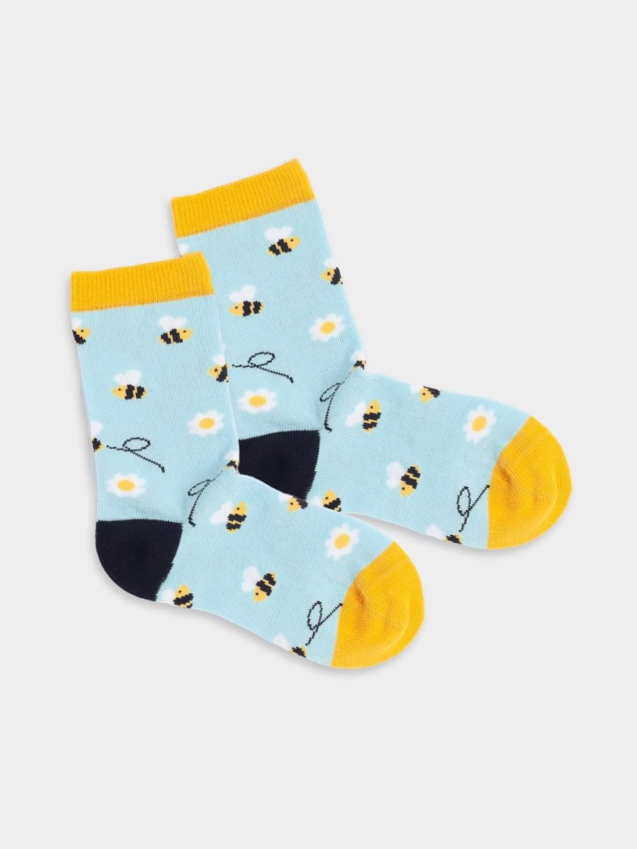 - Kindersocken in Blau mit Tier Motiv/Muster - Kindersocken in Blau mit Tier Motiv/Muster von DillySocks