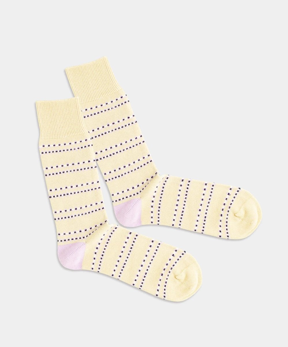 - Socken in Beige mit Nordisch Motiv/Muster von DillySocks