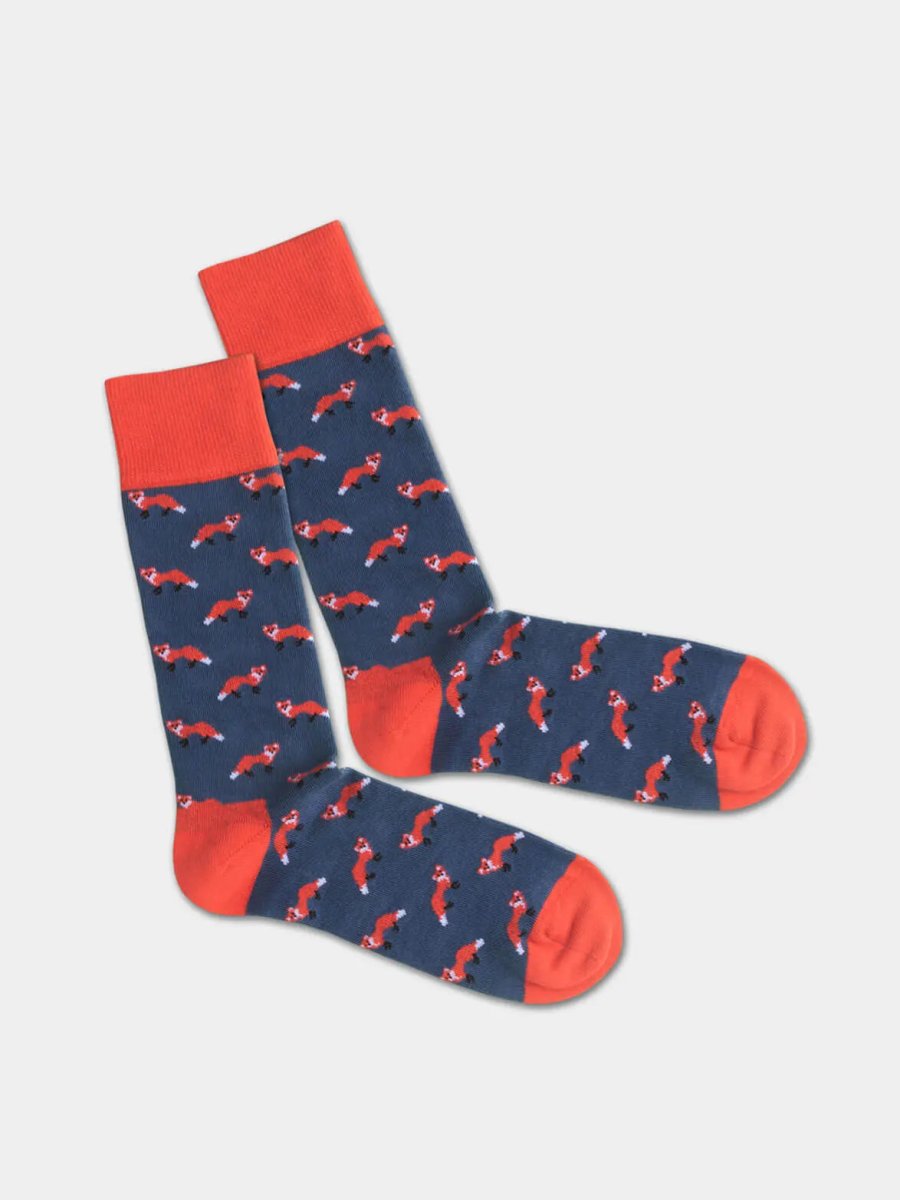 - Socken in Blau mit Tier Motiv/Muster - Socken in Blau mit Tier Motiv/Muster von DillySocks