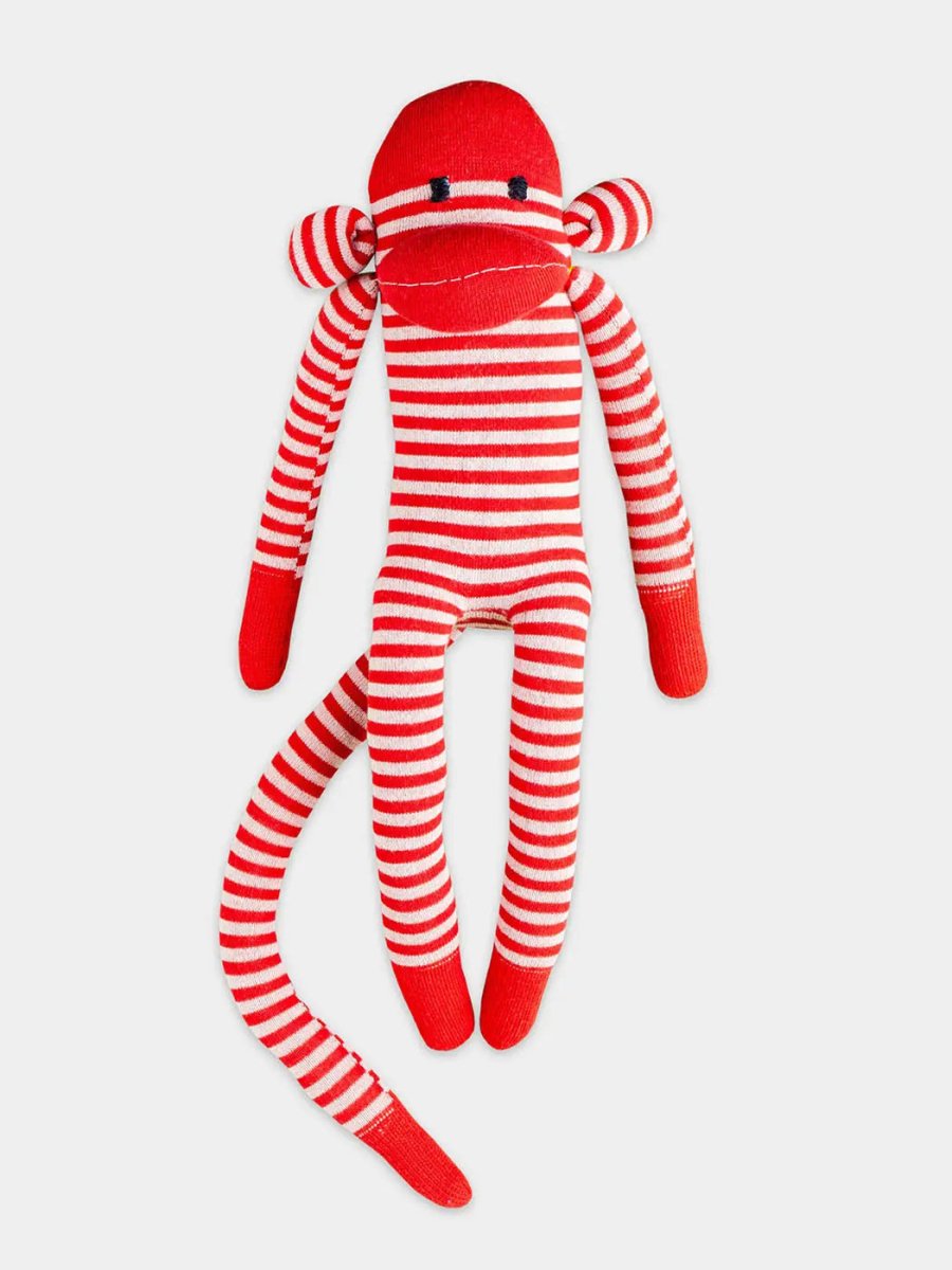 - Kuscheltiere in Rot mit Streifen Motiv/Muster - Kuscheltiere in Rot mit Streifen Motiv/Muster von DillySocks