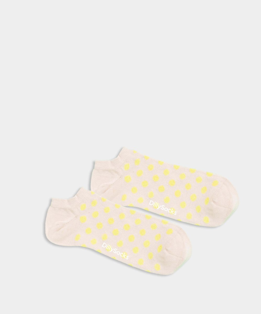 - Sneakersocken in Beige mit Motiv/Muster - Sneakersocken in Beige mit Motiv/Muster von DillySocks