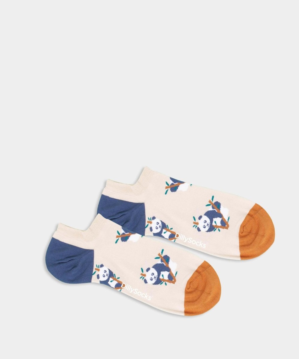 - Sneakersocken in Beige mit Tier Motiv/Muster - Sneakersocken in Beige mit Tier Motiv/Muster von DillySocks