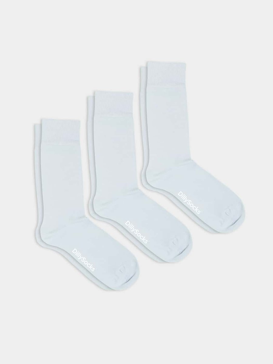 - Socken-Sets in Blau Türkis mit Uni Motiv/Muster - Socken-Sets in Blau Türkis mit Uni Motiv/Muster von DillySocks
